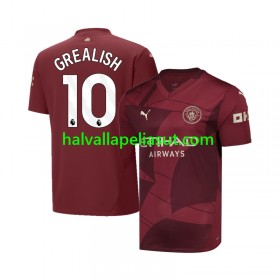 Jalkapallo Pelipaidat/Peliasut Manchester City Jack Grealish 10 Kolmaspaita 2024-2025 Lyhythihainen